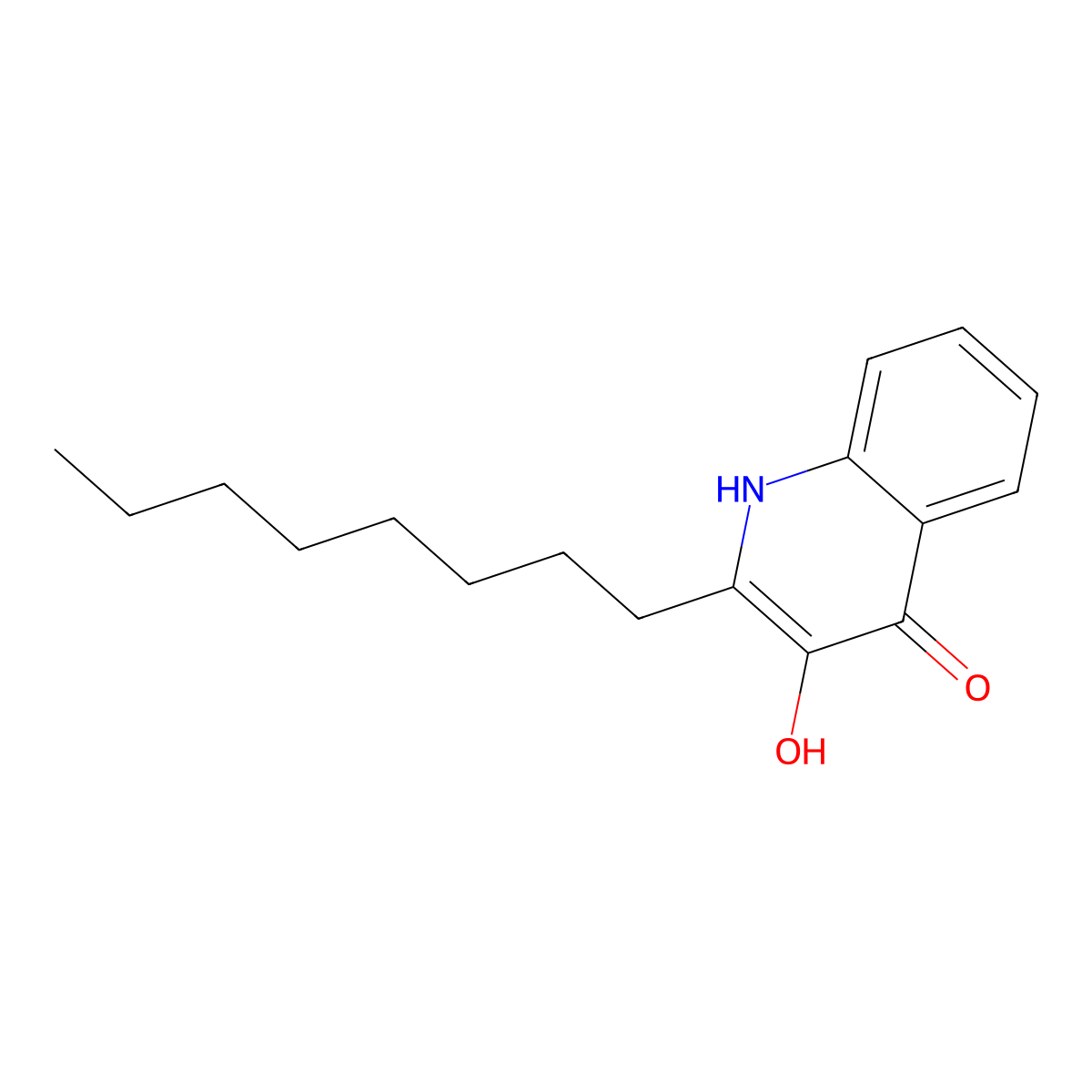 3-Hydroxy-2-octylquinolin-4(1H)-one molecular structure, CAS 1259944-01-8