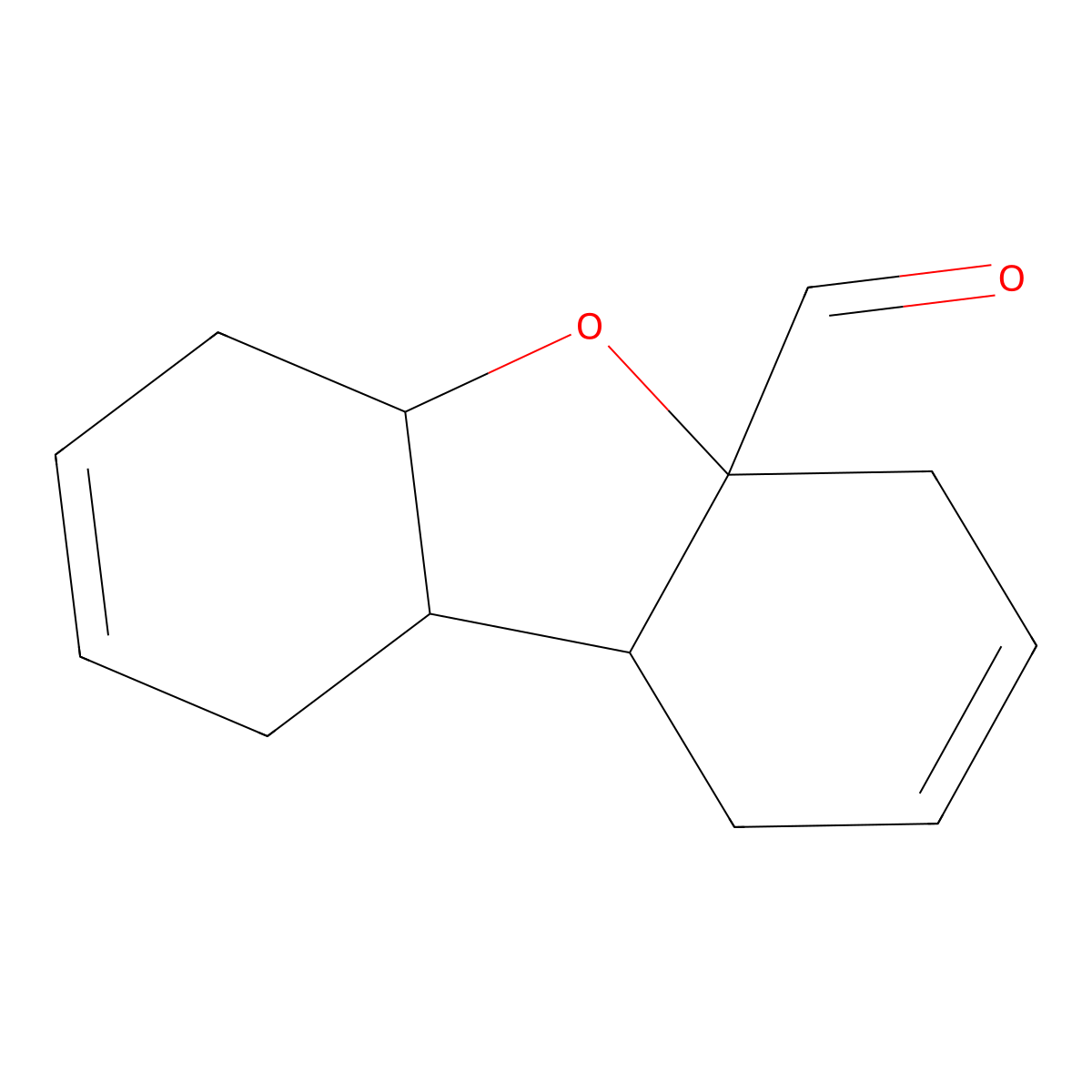 2,3:4,5-Di(2-butenyl)tetrahydrofurfural molecular structure, CAS 126-15-8