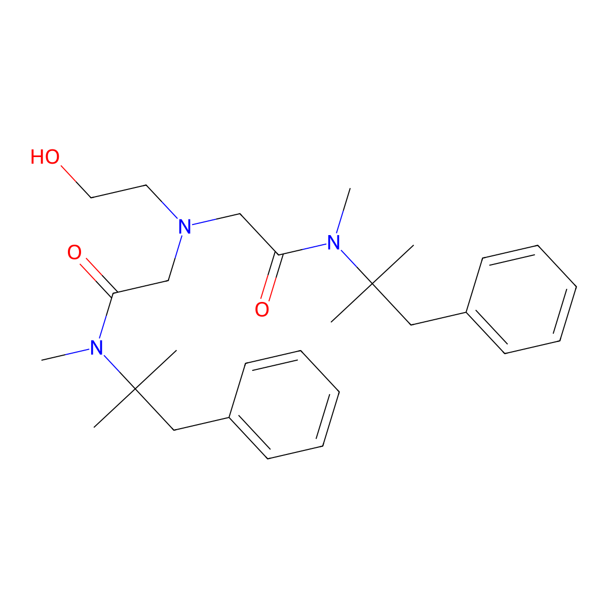 Oxethazaine molecular structure, CAS 126-27-2