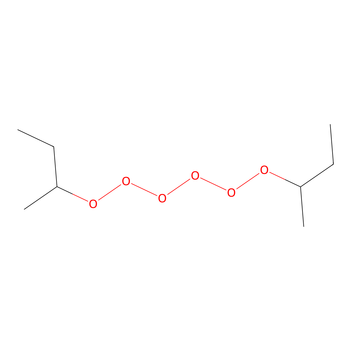 2,2-Dihydroperoxy-2,2-dibutylperoxide molecular structure, CAS 126-76-1