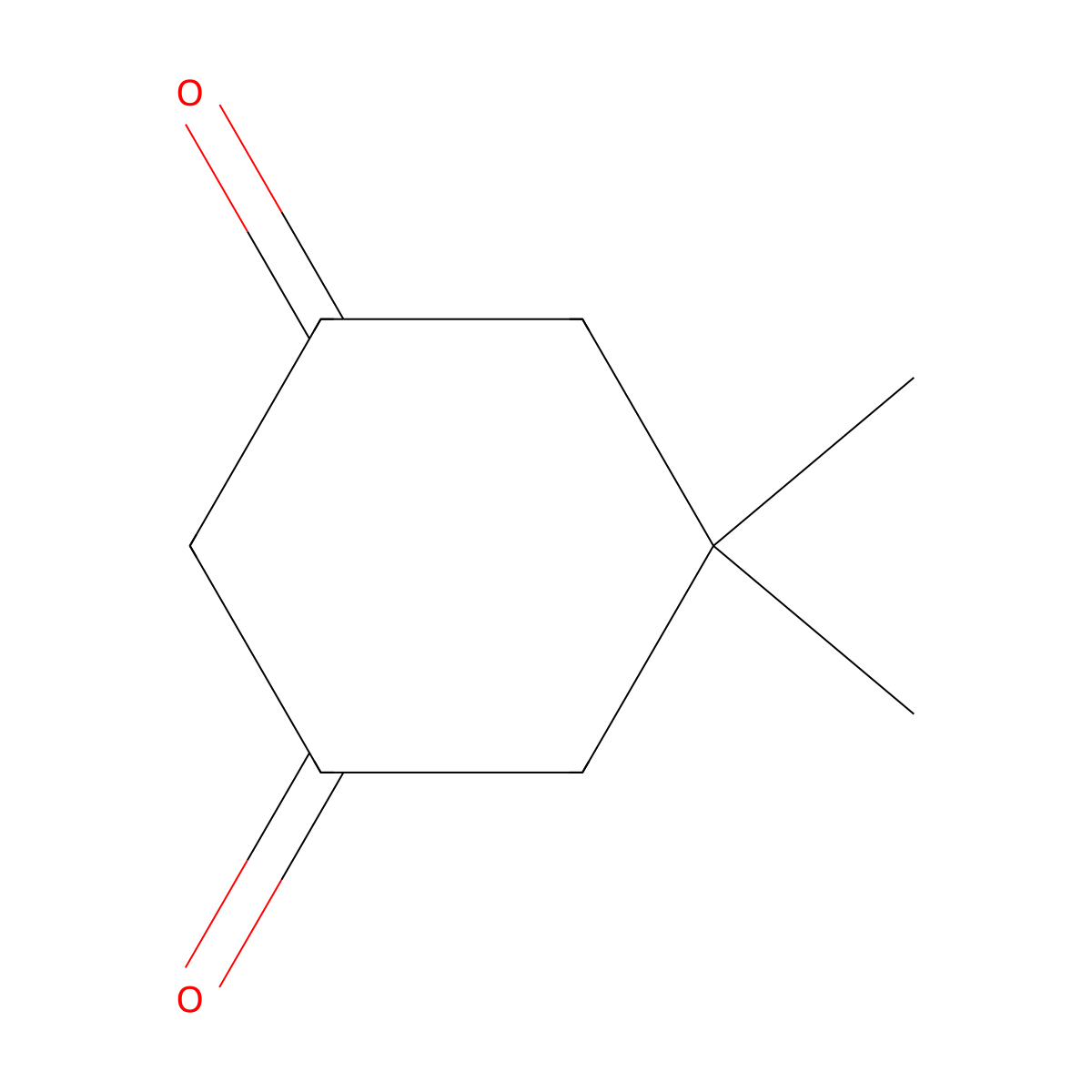 Dimedone molecular structure, CAS 126-81-8