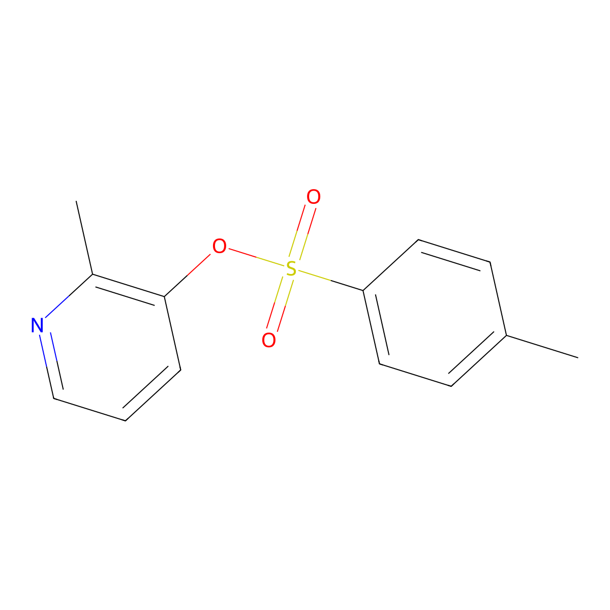 2-Methylpyridin-3-yl 4-methylbenzene-1-sulfonate molecular structure, CAS 1260000-13-2