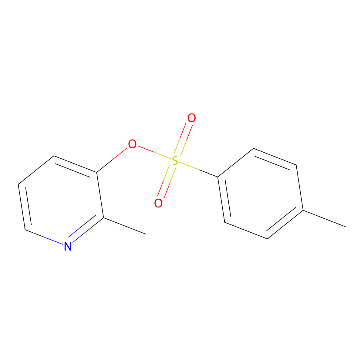2-Methylpyridin-3-yl 4-methylbenzene-1-sulfonate molecular structure, CAS 1260000-13-2