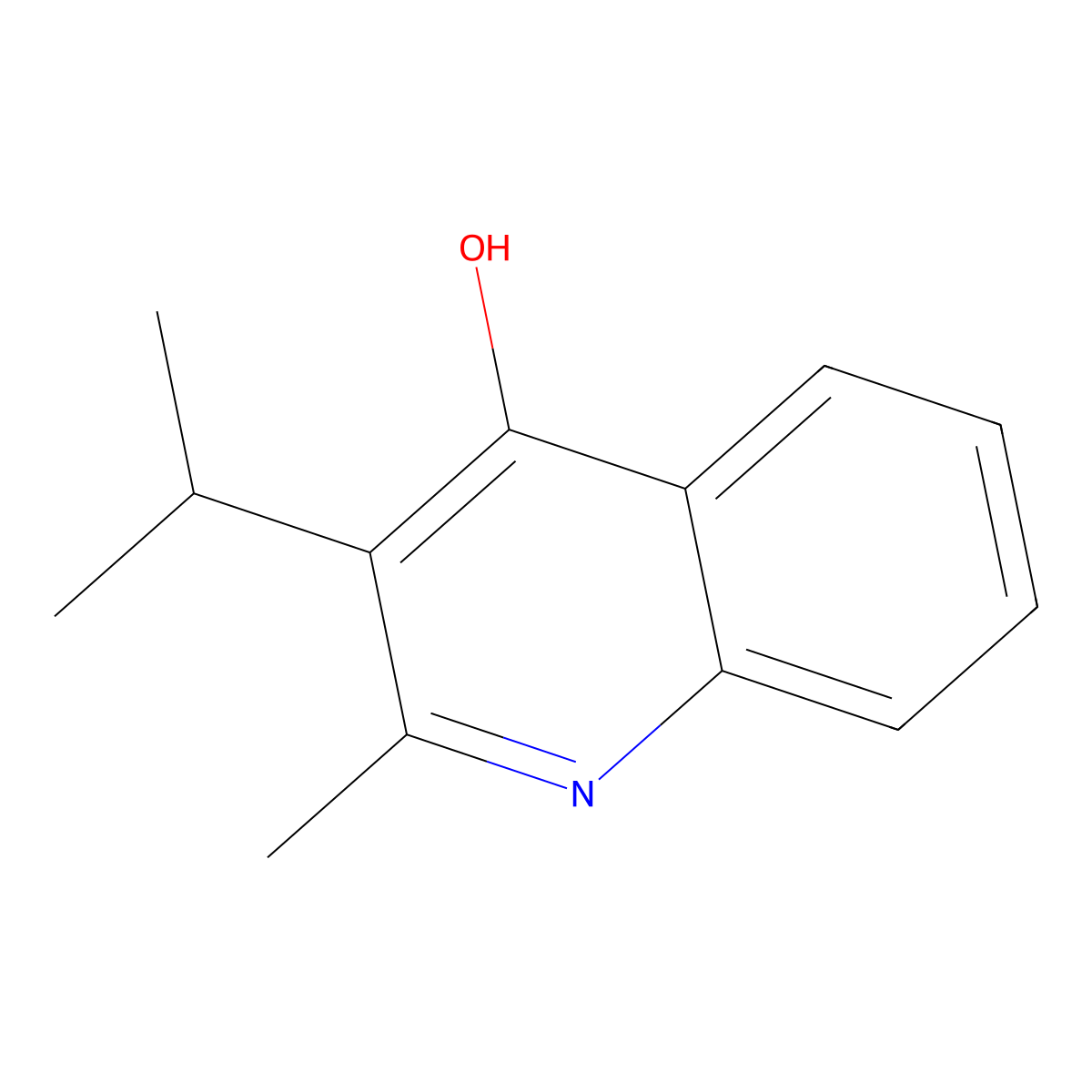 2-Methyl-3-(propan-2-yl)-1,4-dihydroquinolin-4-one molecular structure, CAS 1260220-63-0