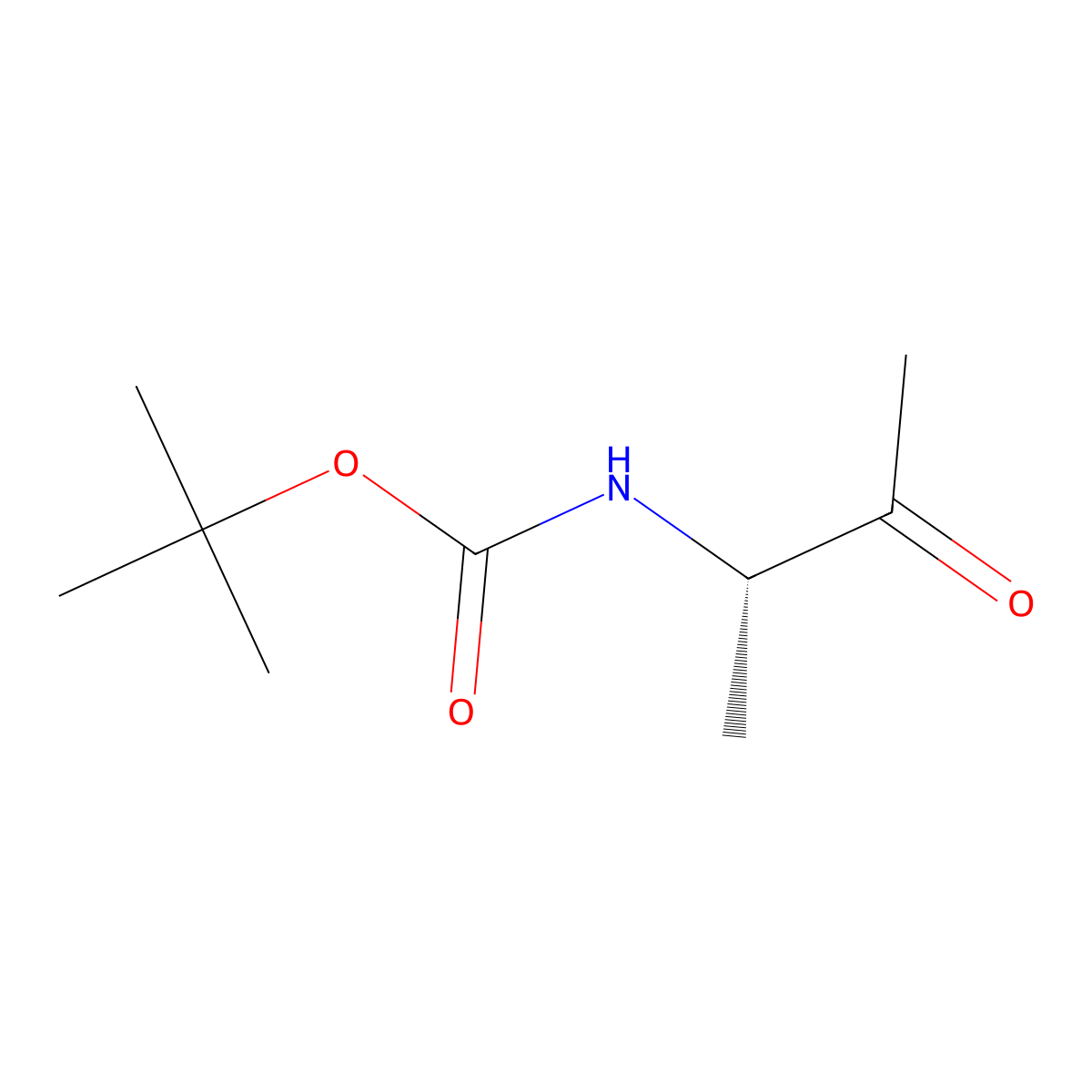 (S)-tert-Butyl (3-oxobutan-2-yl)carbamate molecular structure, CAS 126027-07-4