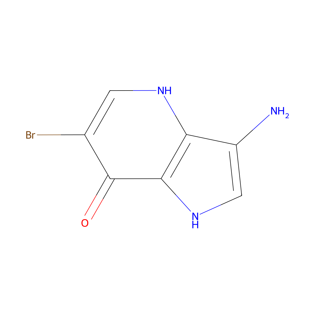 3-Amino-6-bromo-7-hydroxy-4-azaindole molecular structure, CAS 1260381-63-2