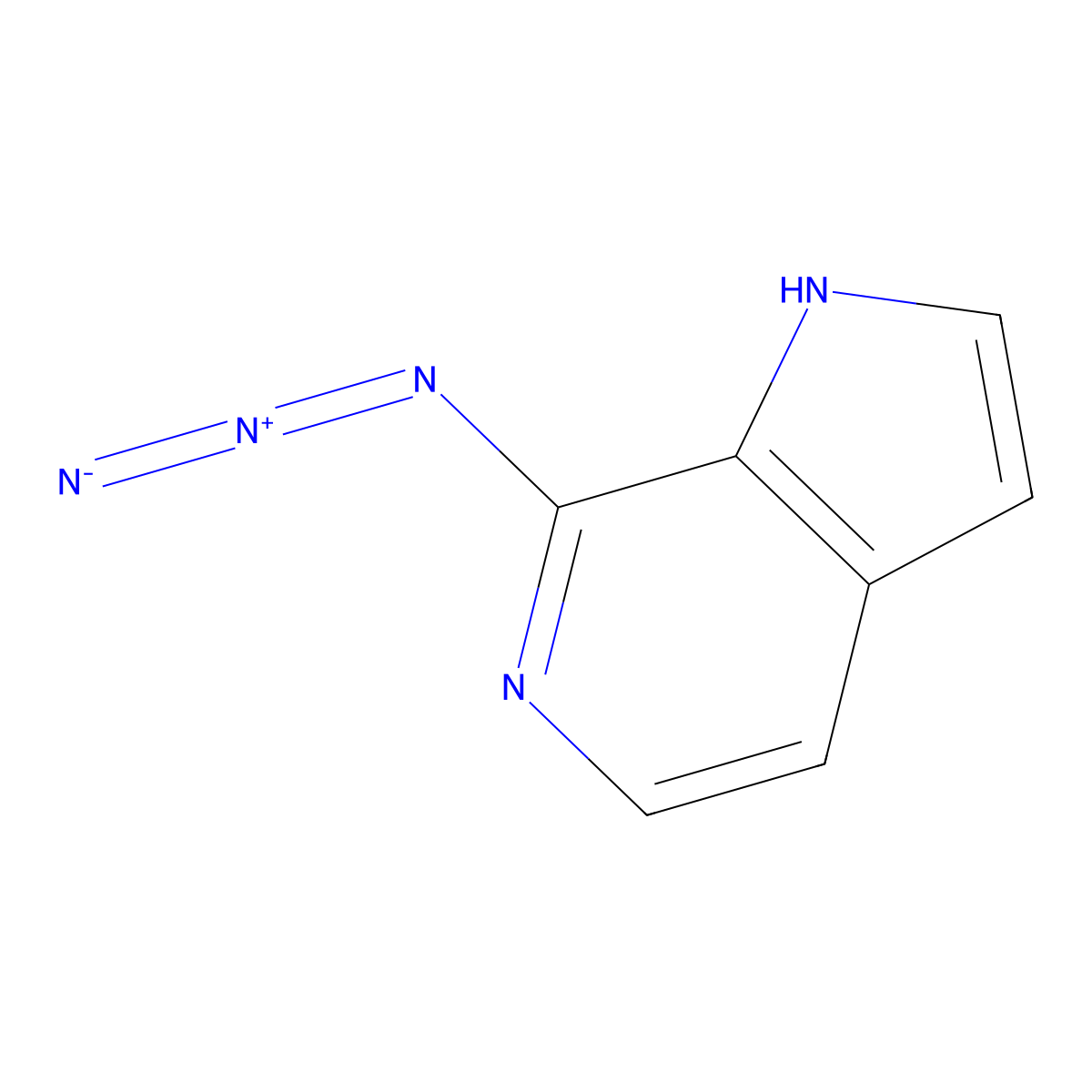 7-Azido-6-azaindole molecular structure, CAS 1260382-14-6