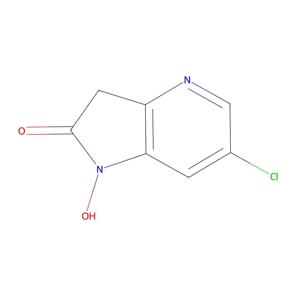 N-Hydroxy-6-chloro-4-aza-2-oxindole molecular structure, CAS 1260385-08-7