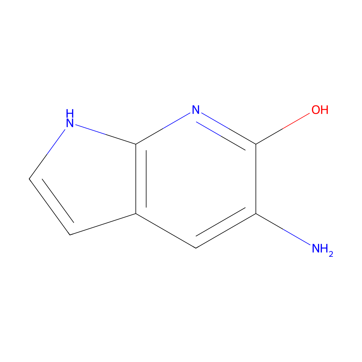 5-Amino-6-hydroxy-7-azaindole molecular structure, CAS 1260385-20-3