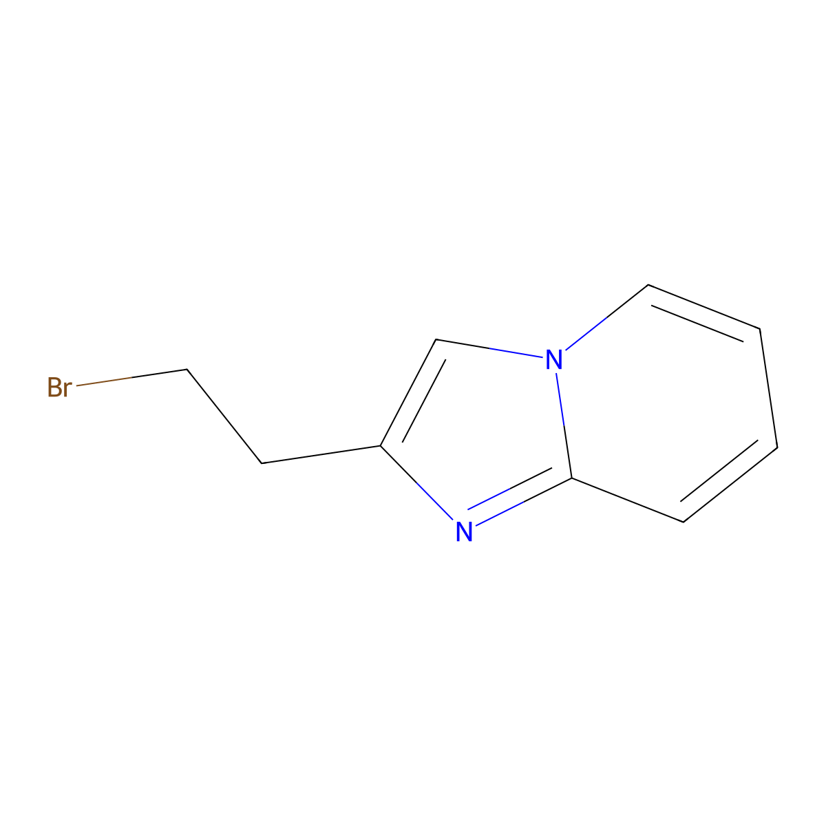 2-(2-Bromoethyl)imidazo[1,2-a]pyridine molecular structure, CAS 1260385-84-9