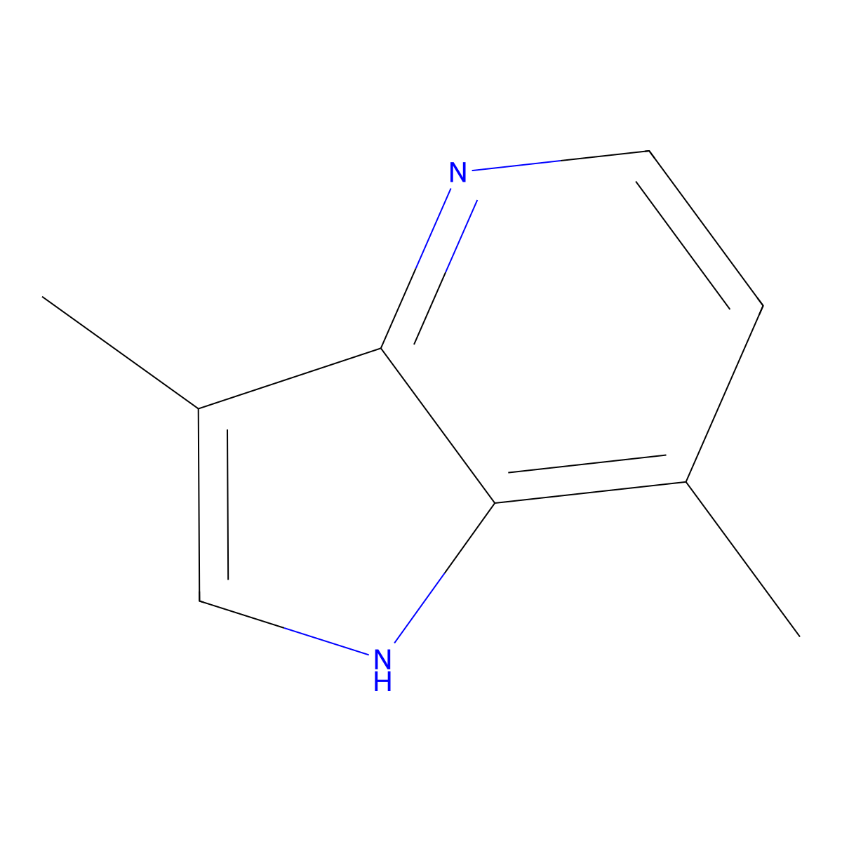 3,7-Dimethyl-4-azaindole molecular structure, CAS 1260386-25-1