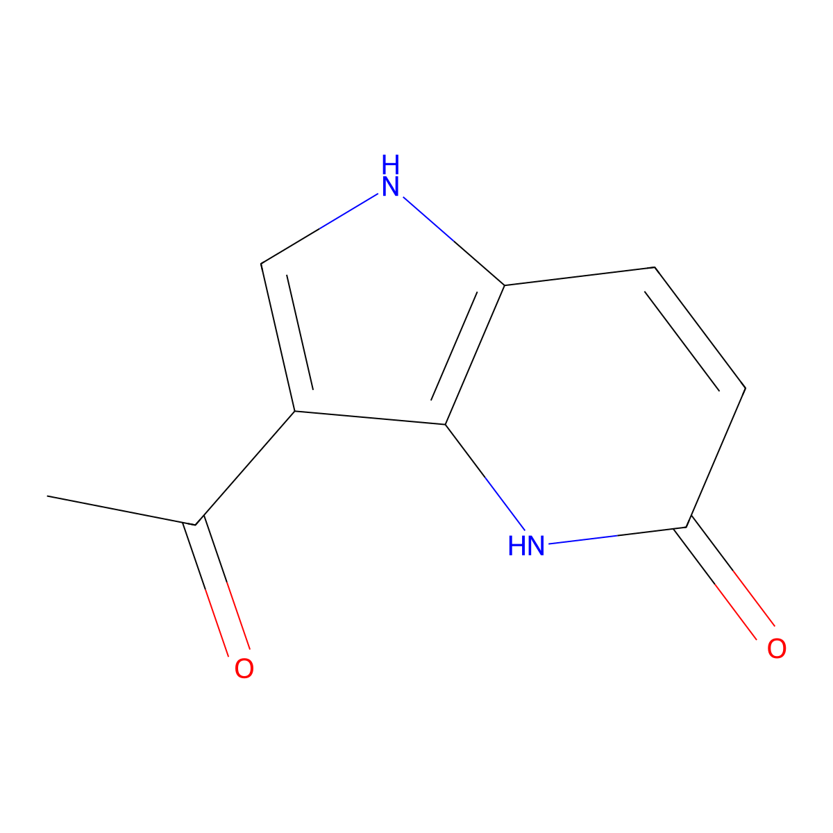 3-Acetyl-5-hydroxy-4-azaindole molecular structure, CAS 1260387-03-8