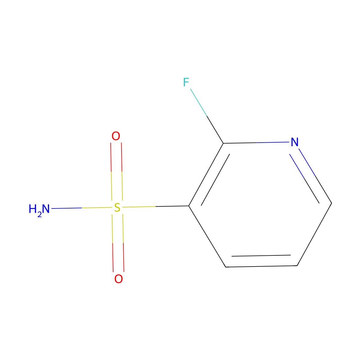 2-Fluoropyridine-3-sulfonamide molecular structure, CAS 1260427-18-6