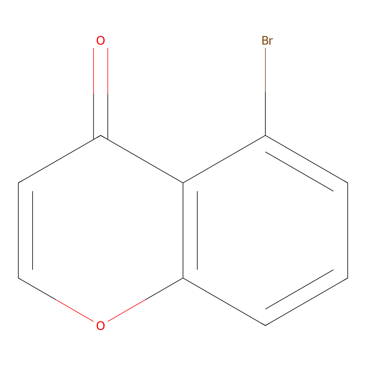 5-Bromochromen-4-one molecular structure, CAS 1260485-23-1