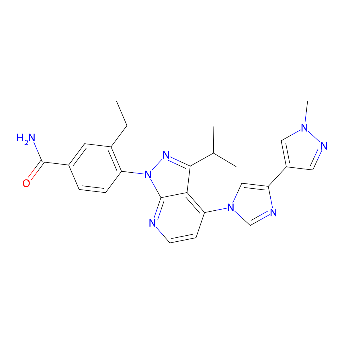 Pimitespib molecular structure, CAS 1260533-36-5