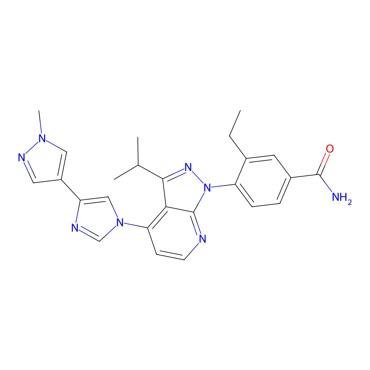 Pimitespib molecular structure, CAS 1260533-36-5