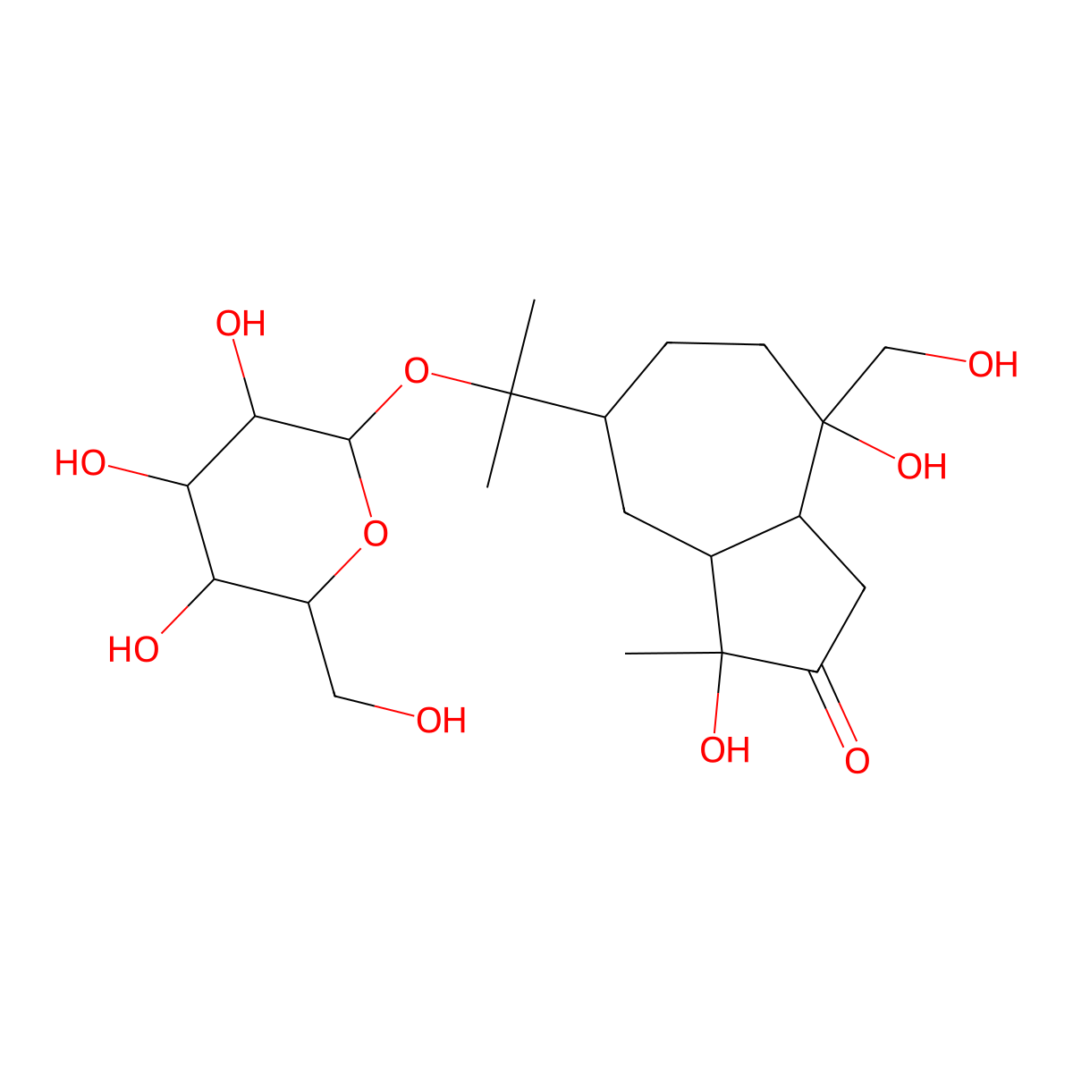 Atractyloside A molecular structure, CAS 126054-77-1
