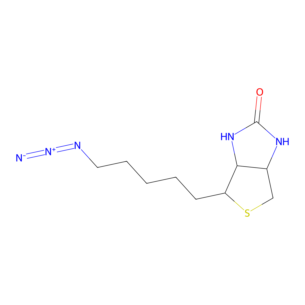 Biotin-C5-Azide molecular structure, CAS 1260586-88-6
