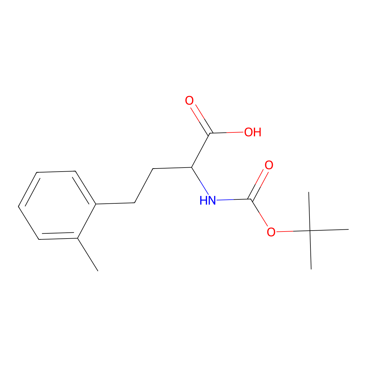 Boc-2-methyl-D-homophenylalanine molecular structure, CAS 1260592-72-0