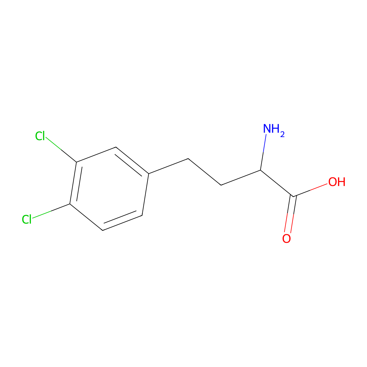(R)-2-Amino-4-(3,4-dichloro-phenyl)-butyric acid molecular structure, CAS 1260596-03-9