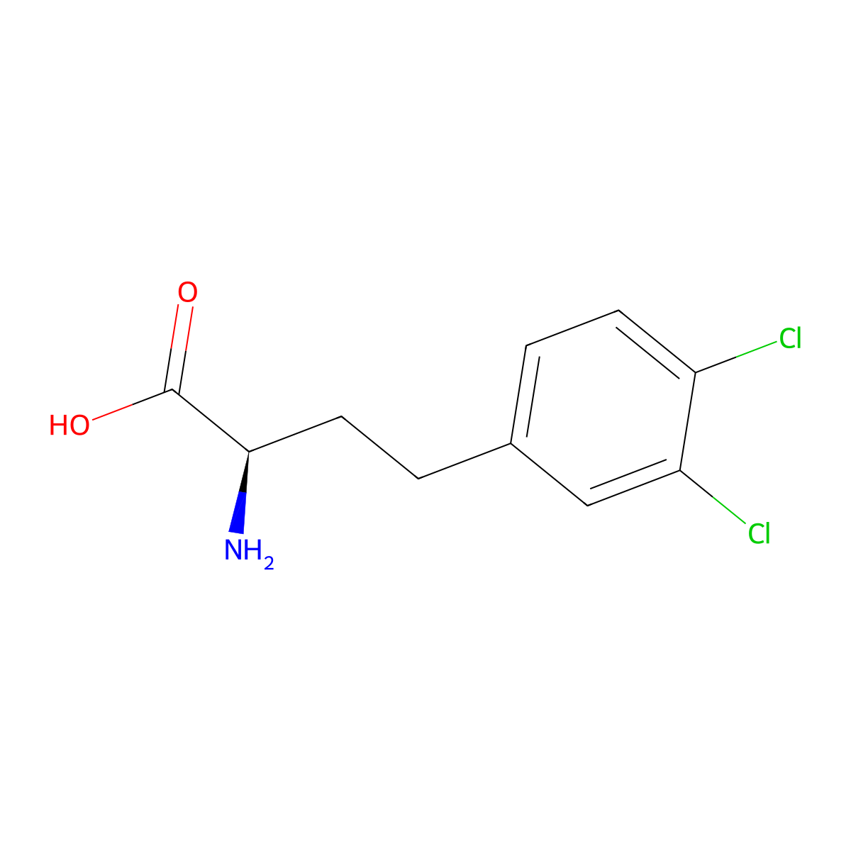 (R)-2-Amino-4-(3,4-dichloro-phenyl)-butyric acid molecular structure, CAS 1260596-03-9