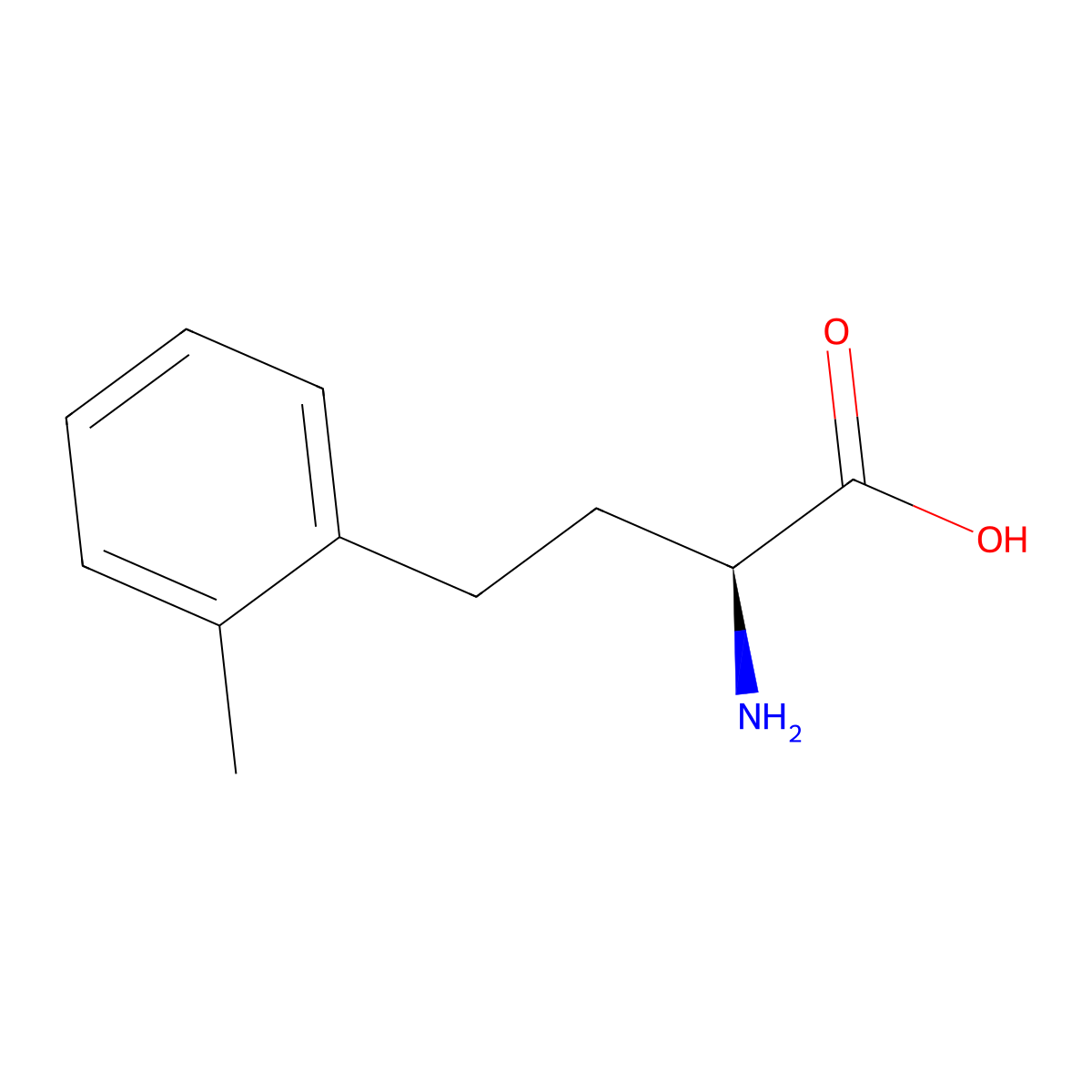 2-Methyl-L-homophenylalanine molecular structure, CAS 1260610-36-3