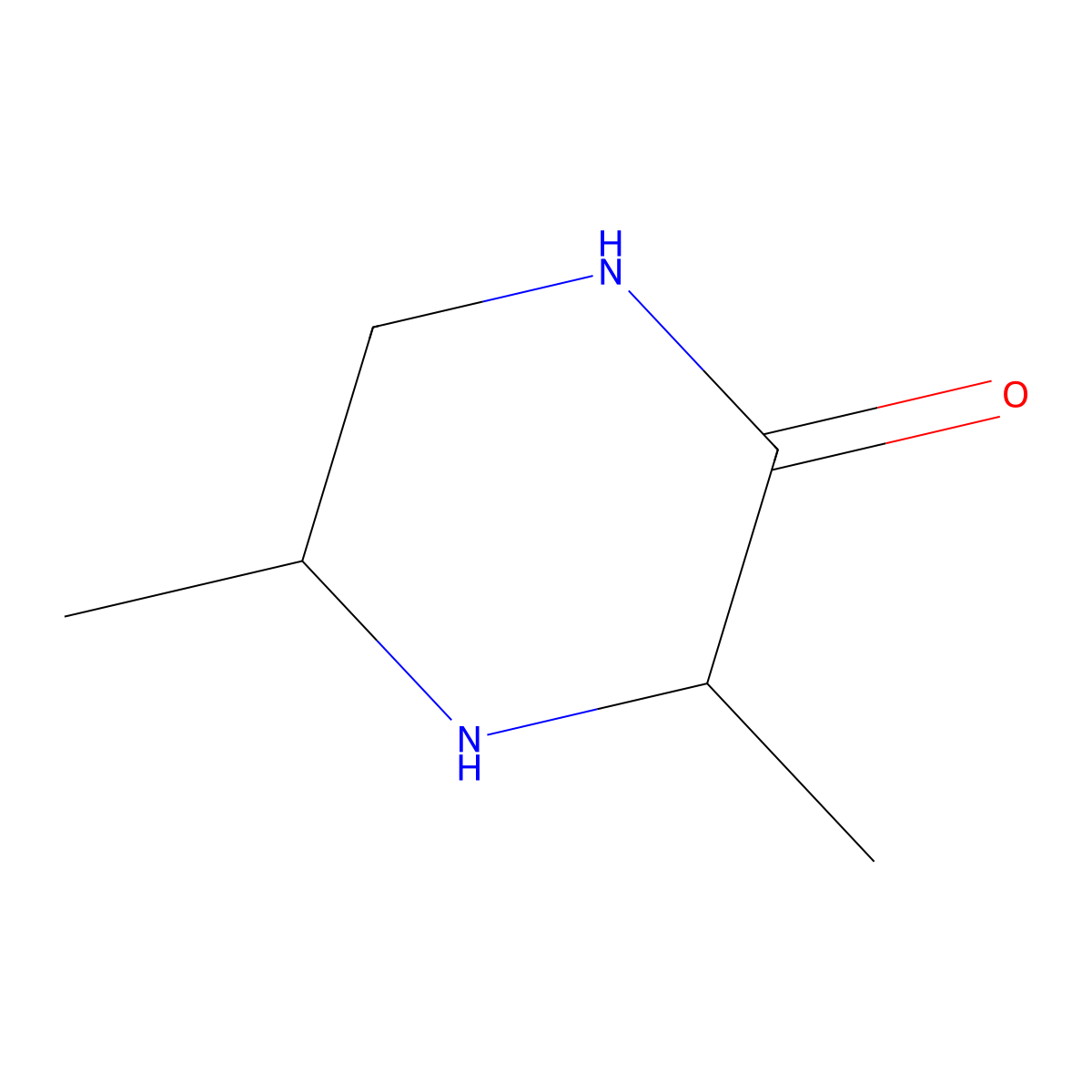 (3S,5R)-3,5-Dimethylpiperazin-2-one molecular structure, CAS 1260619-50-8
