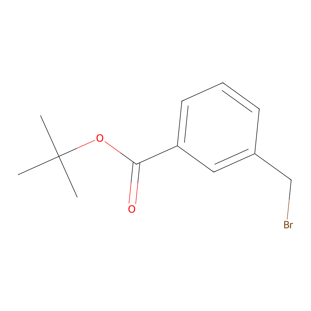 tert-Butyl 3-(bromomethyl)benzoate molecular structure, CAS 126062-63-3