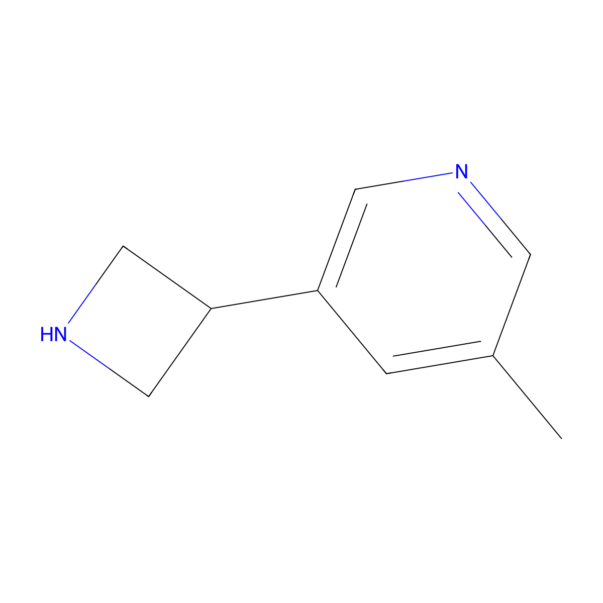 3-(Azetidin-3-yl)-5-methylpyridine molecular structure, CAS 1260645-96-2