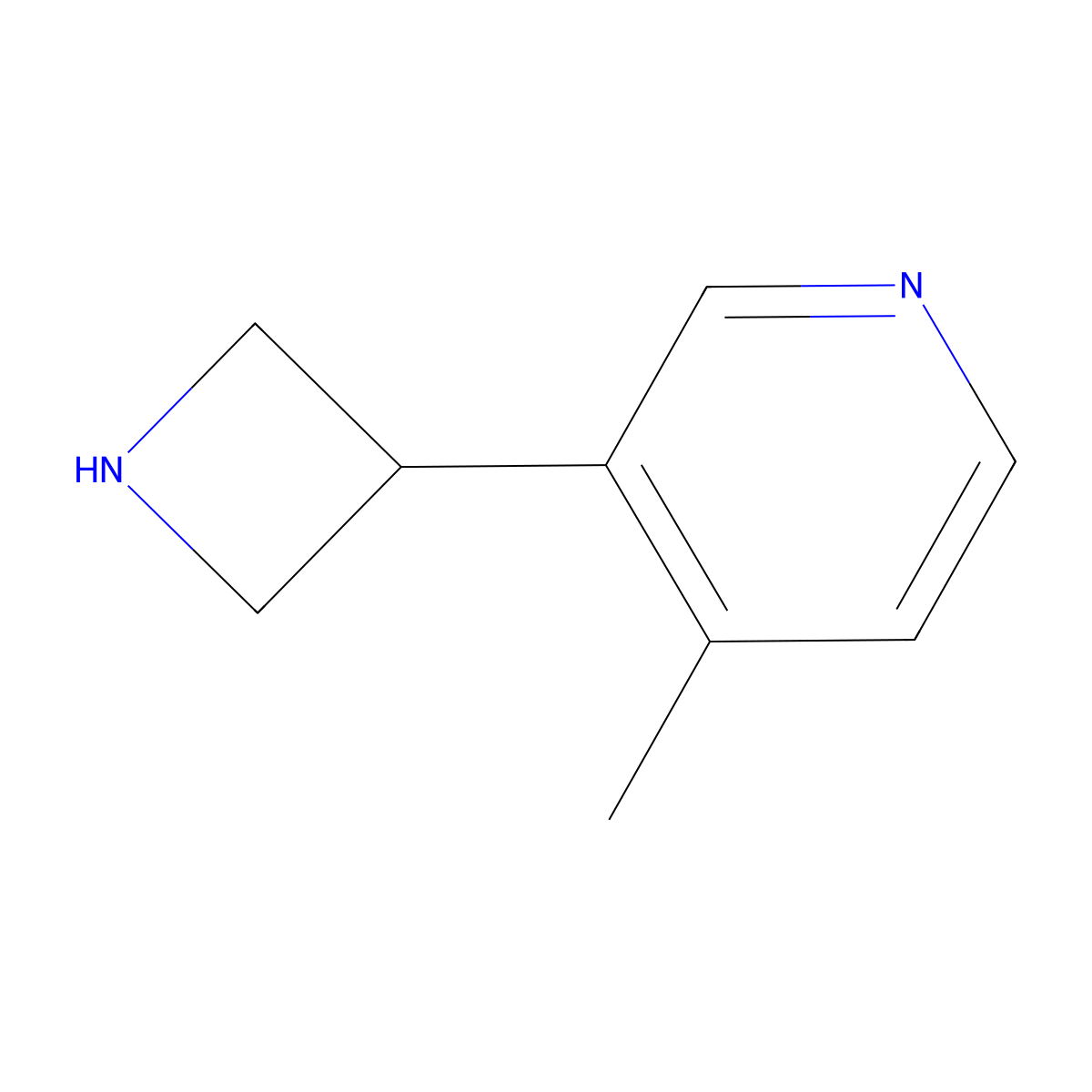 3-(Azetidin-3-yl)-4-methylpyridine molecular structure, CAS 1260646-05-6