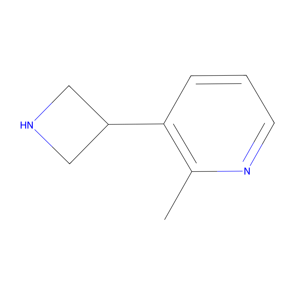 3-(Azetidin-3-yl)-2-methylpyridine molecular structure, CAS 1260646-44-3