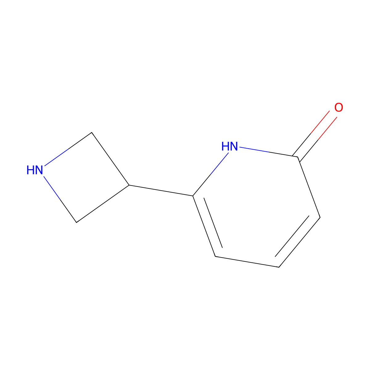 6-(Azetidin-3-yl)pyridin-2-ol molecular structure, CAS 1260647-90-2