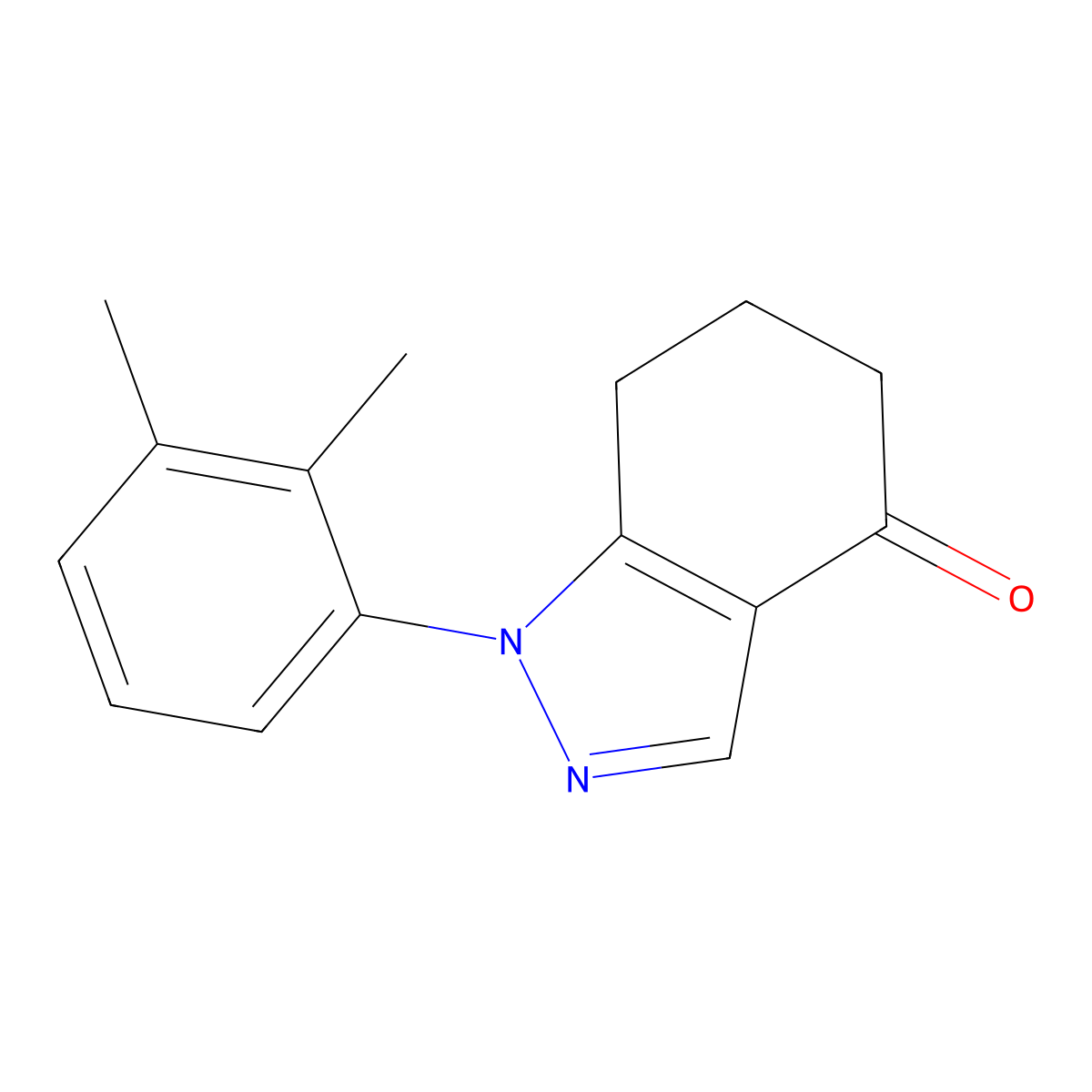 1-(2,3-Dimethylphenyl)-6,7-dihydro-1H-indazol-4(5H)-one molecular structure, CAS 1260653-09-5