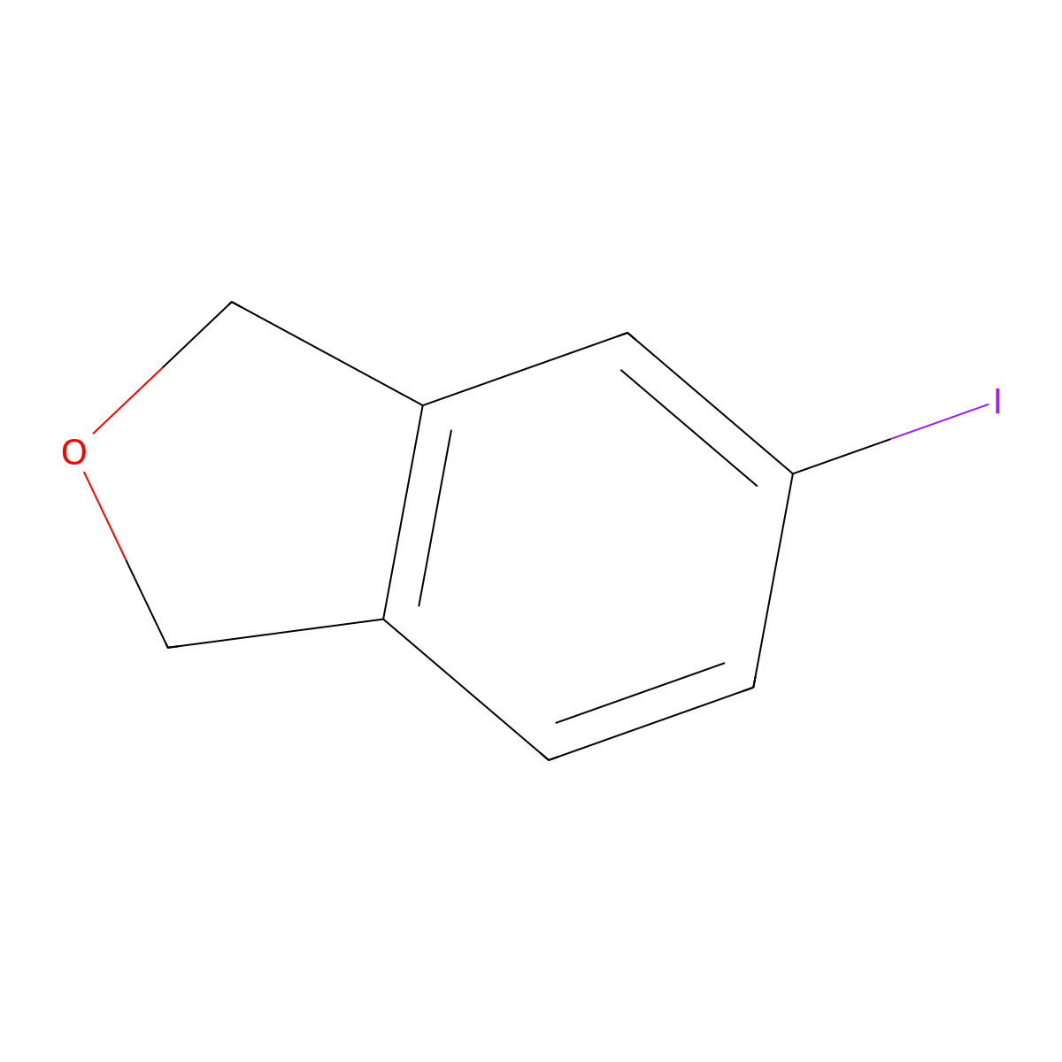 5-Iodo-1,3-dihydro-2-benzofuran molecular structure, CAS 1260655-75-1