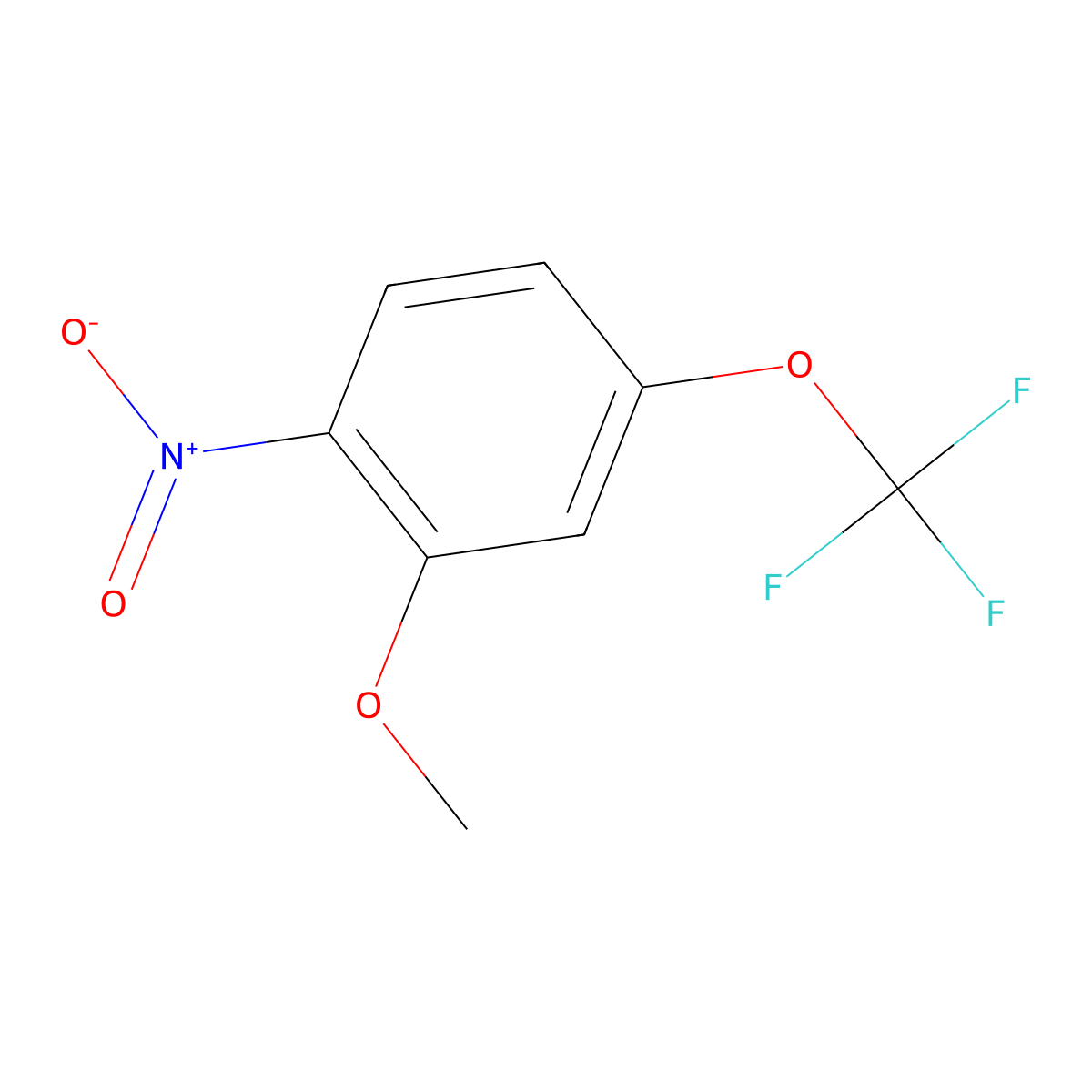 2-Methoxy-1-nitro-4-(trifluoromethoxy)benzene molecular structure, CAS 1260656-88-9