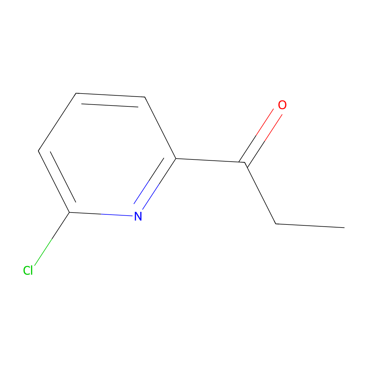 1-(6-Chloropyridin-2-YL)propan-1-one molecular structure, CAS 1260657-70-2