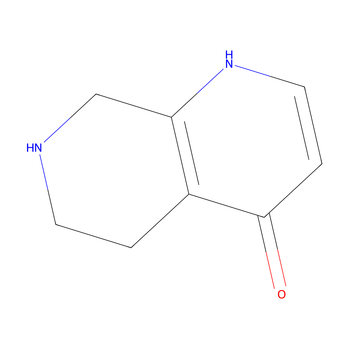 5,6,7,8-Tetrahydro-1,7-naphthyridin-4-OL molecular structure, CAS 1260663-31-7