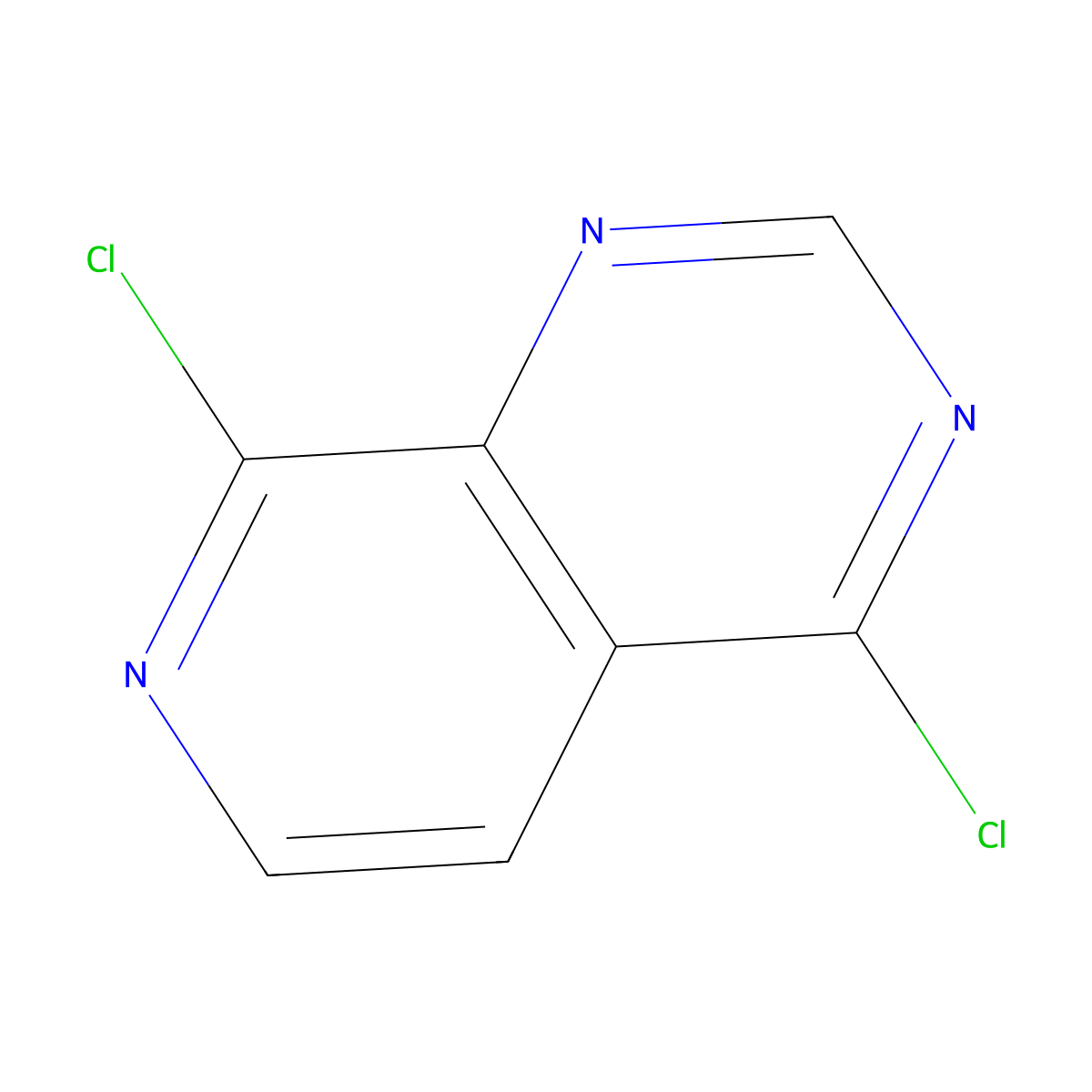 4,8-Dichloropyrido[3,4-d]pyrimidine molecular structure, CAS 1260663-37-3