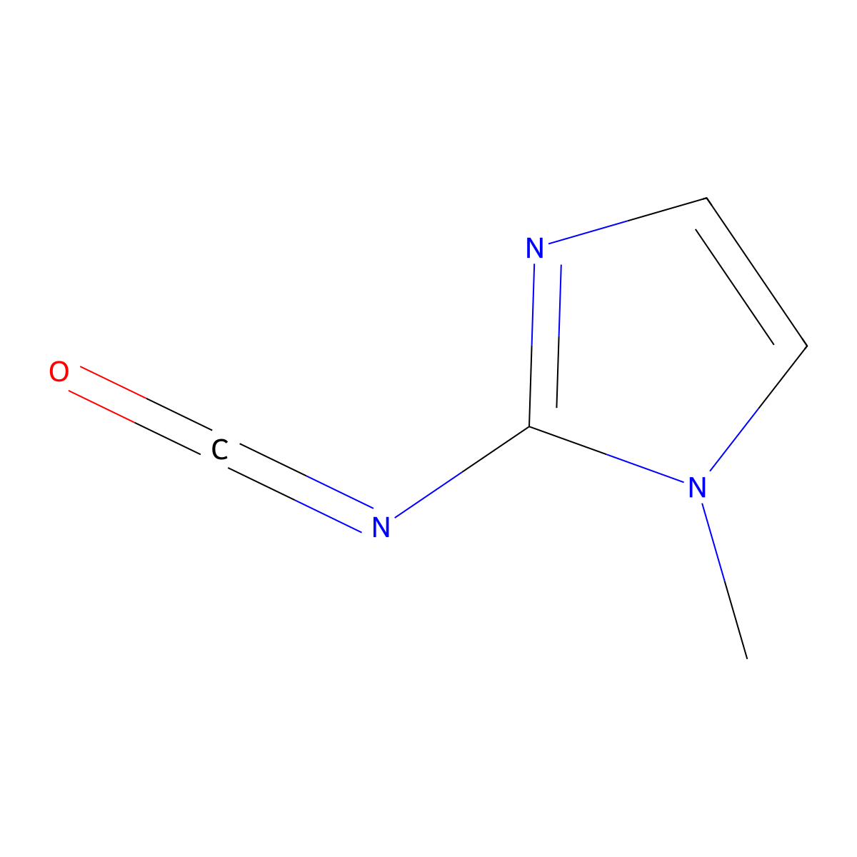 2-Isocyanato-1-methyl-1H-imidazole molecular structure, CAS 1260663-41-9