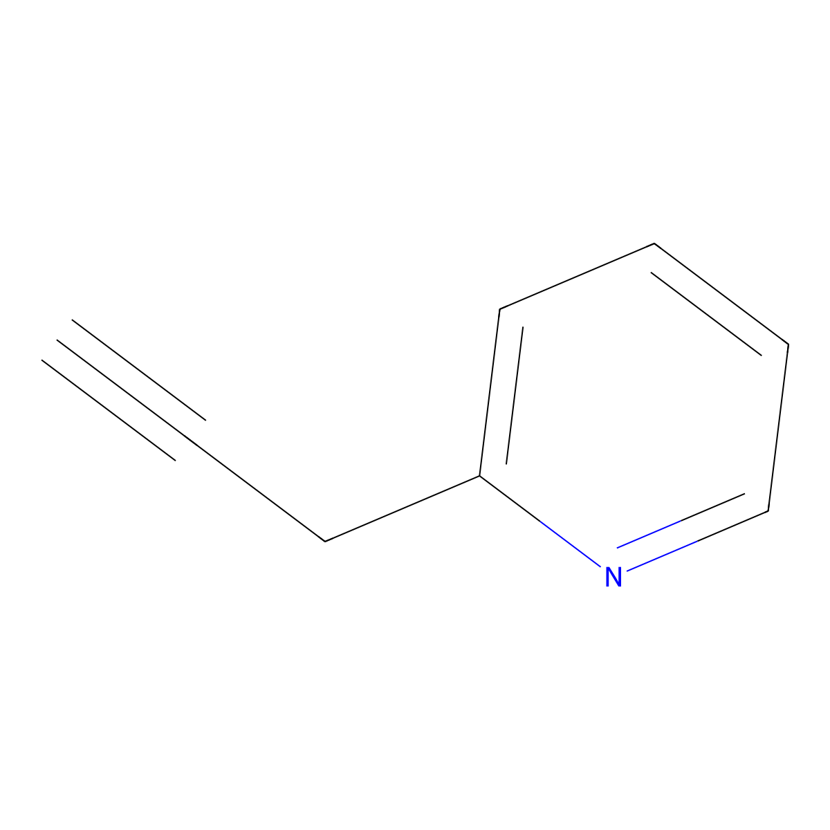 2-(Prop-2-YN-1-YL)pyridine molecular structure, CAS 1260663-63-5