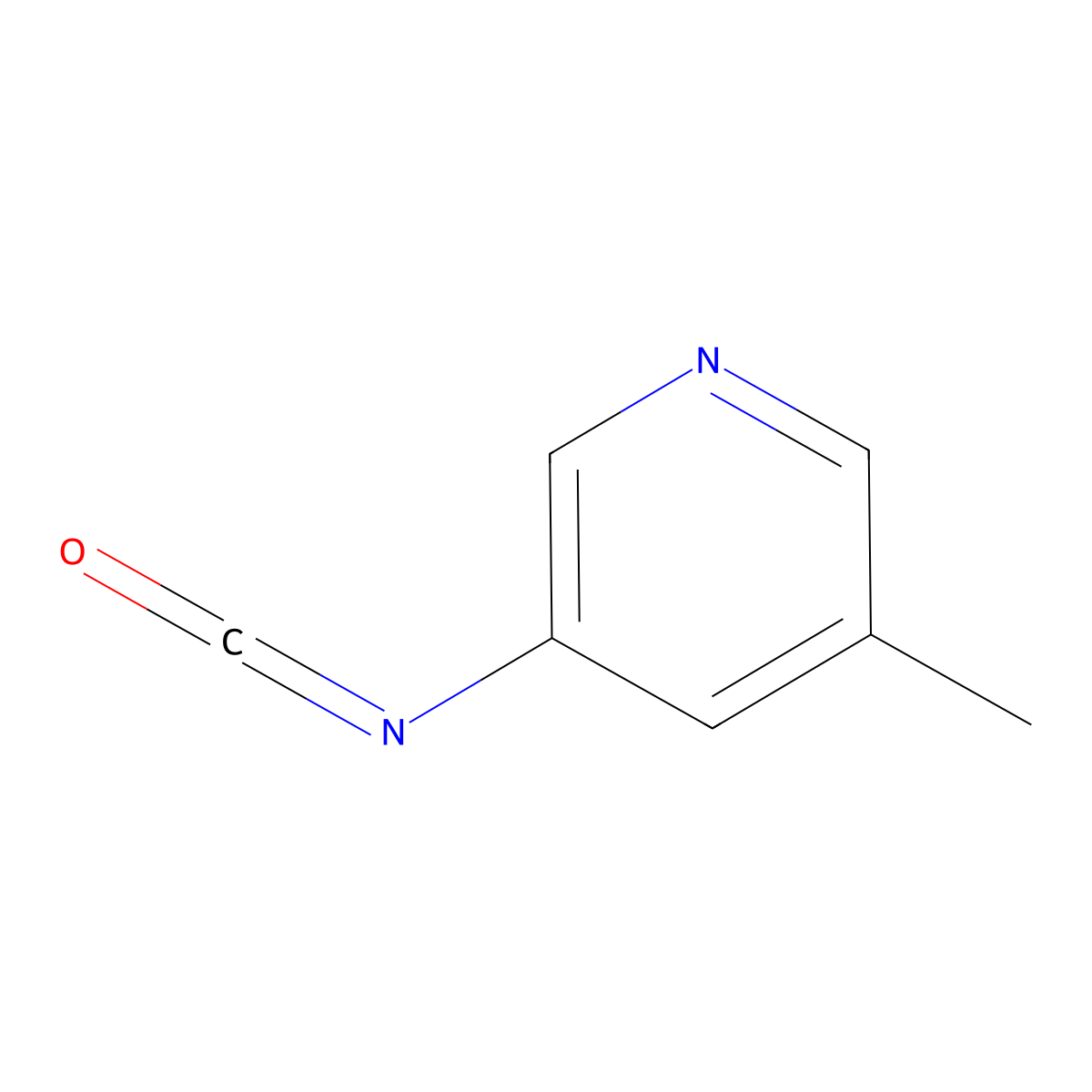 3-Isocyanato-5-methylpyridine molecular structure, CAS 1260664-69-4