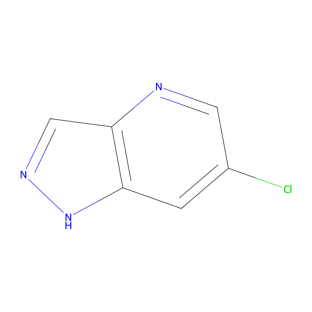 6-Chloro-1H-pyrazolo[4,3-b]pyridine molecular structure, CAS 1260670-01-6