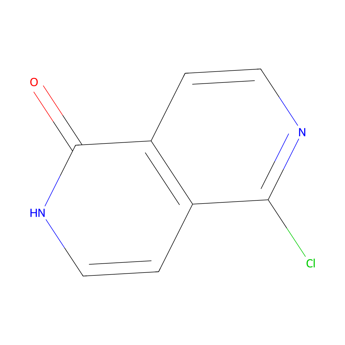 5-Chloro-2,6-naphthyridin-1(2H)-one molecular structure, CAS 1260671-09-7