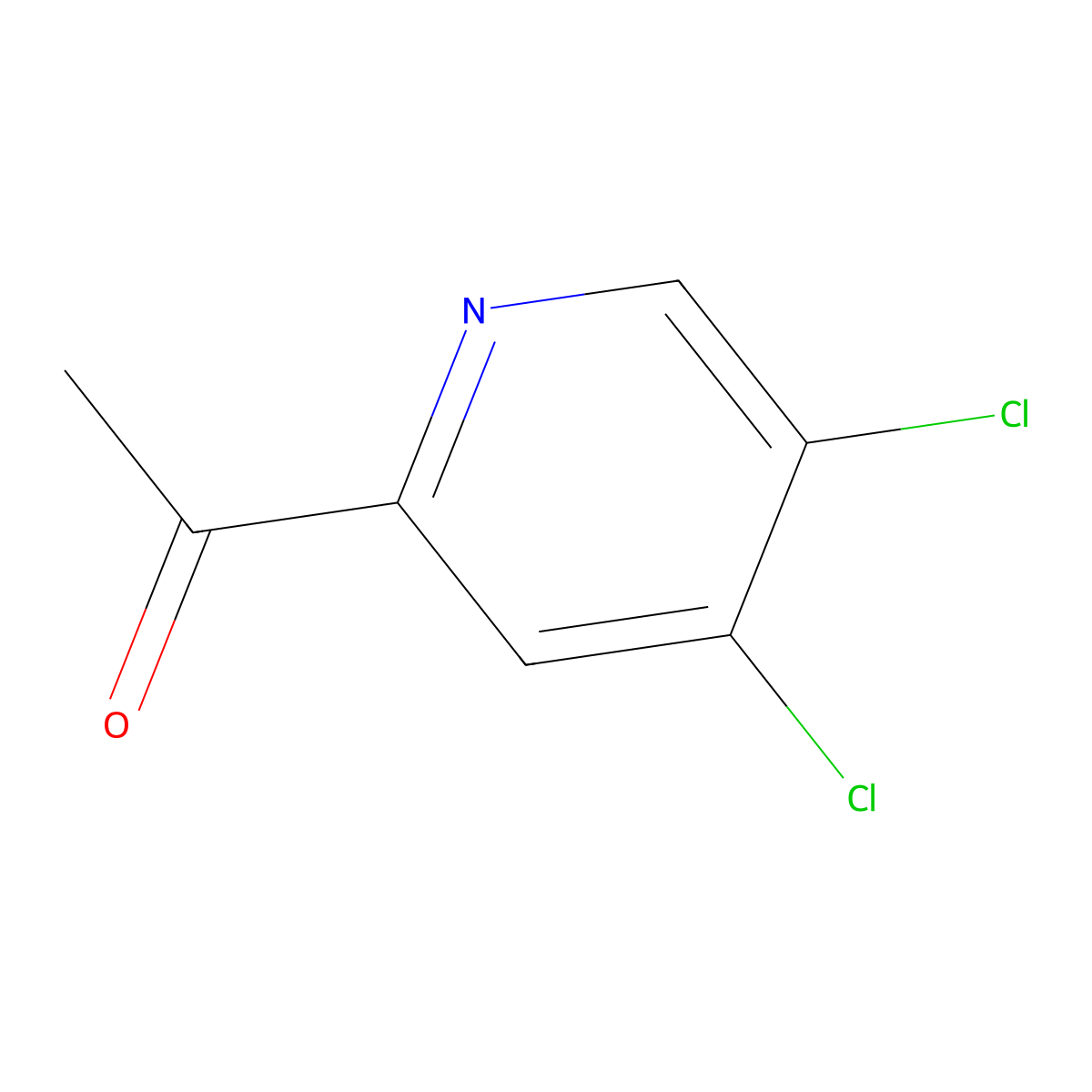 1-(4,5-Dichloropyridin-2-YL)ethanone molecular structure, CAS 1260672-16-9