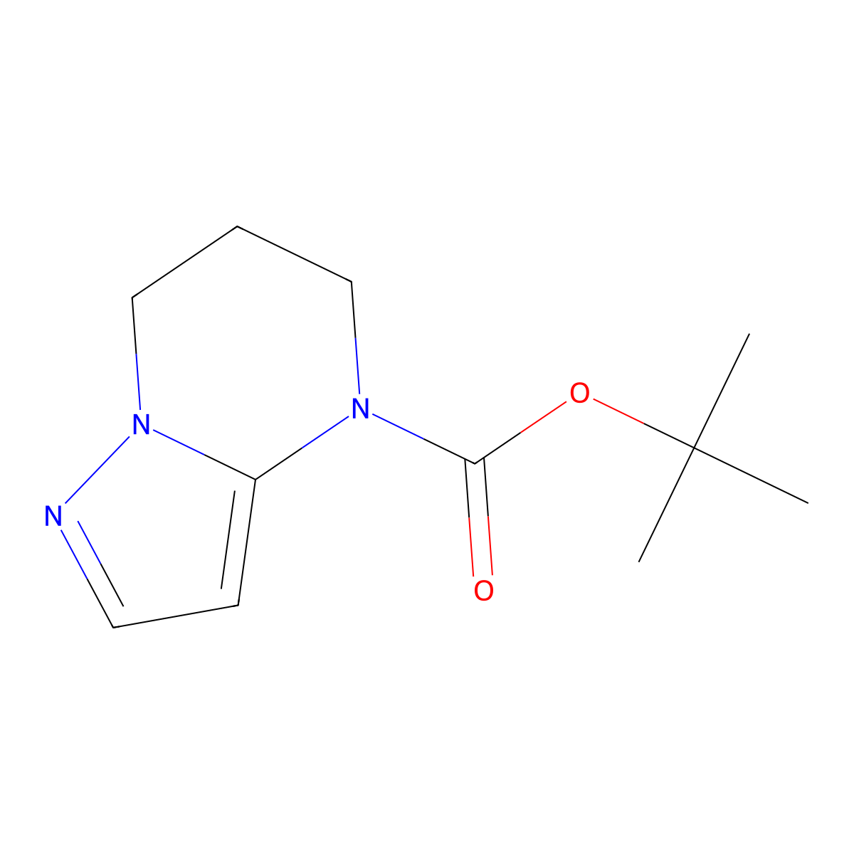 tert-Butyl 6,7-dihydropyrazolo[1,5-a]pyrimidine-4(5H)-carboxylate molecular structure, CAS 1260676-11-6