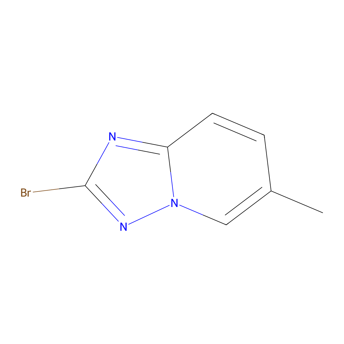 2-Bromo-6-methyl-[1,2,4]triazolo[1,5-a]pyridine molecular structure, CAS 1260678-93-0