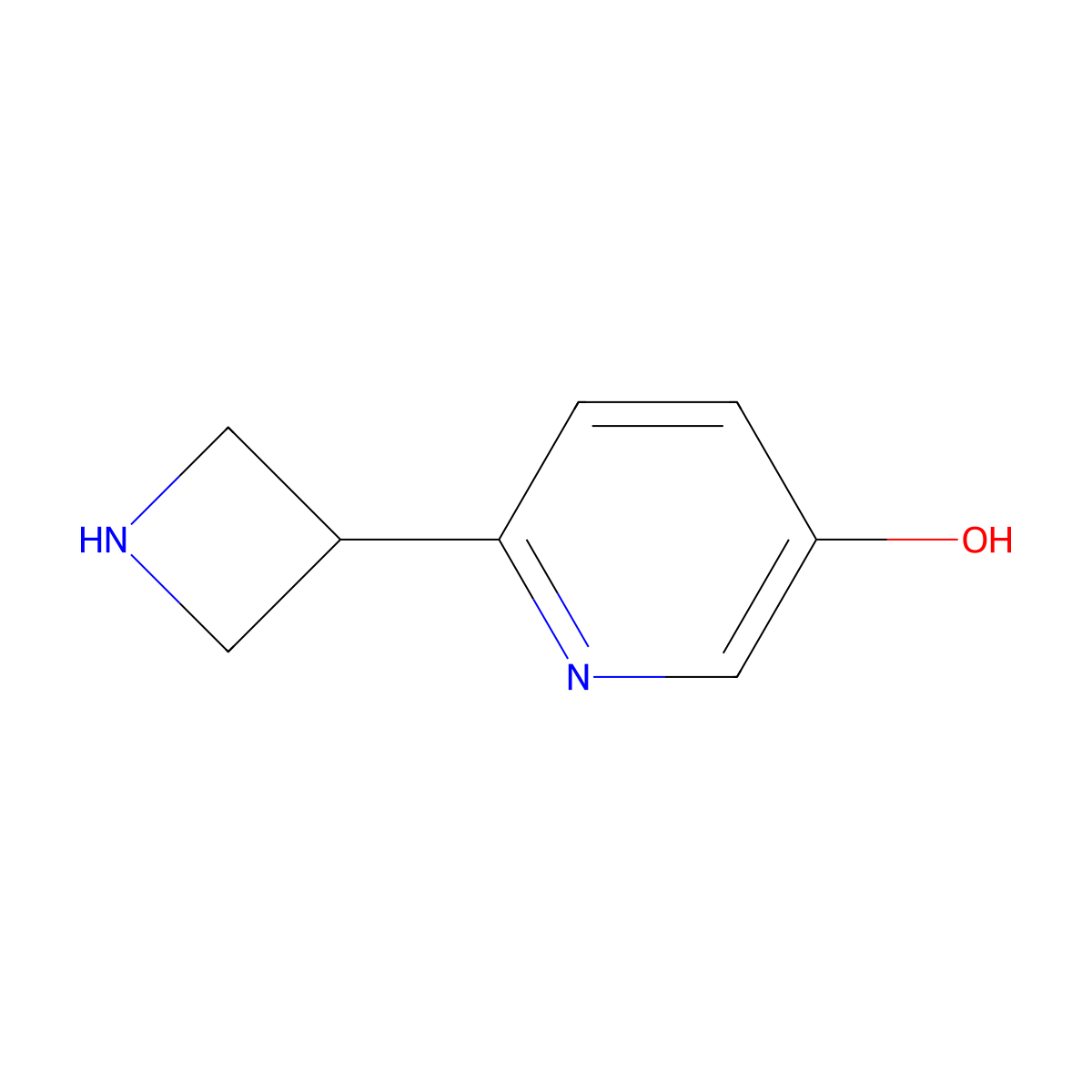 6-(Azetidin-3-yl)pyridin-3-ol molecular structure, CAS 1260679-88-6