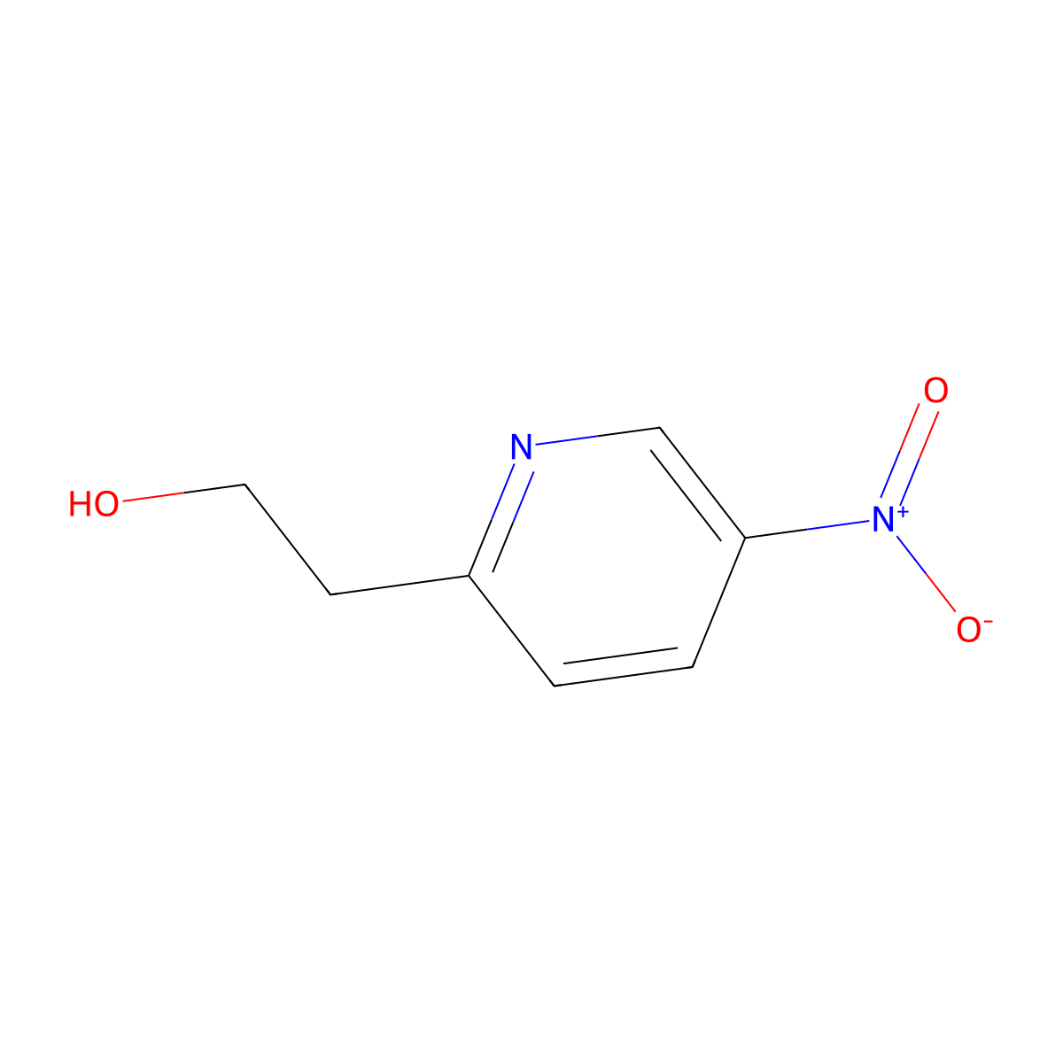 2-(5-Nitropyridin-2-yl)ethanol molecular structure, CAS 1260740-65-5