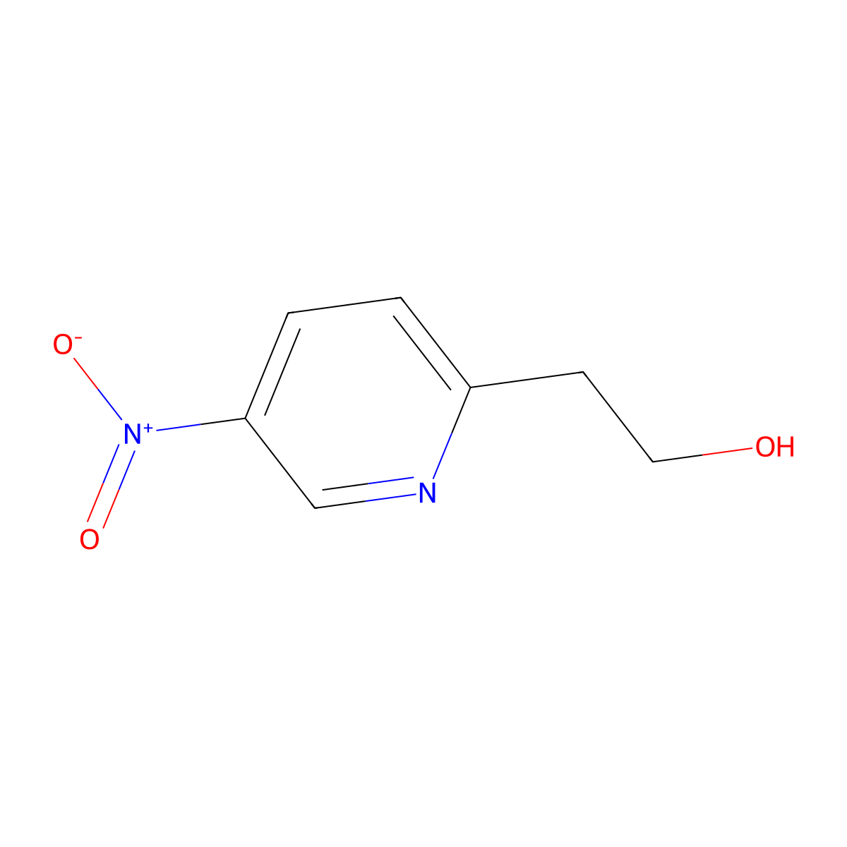 2-(5-Nitropyridin-2-yl)ethanol molecular structure, CAS 1260740-65-5