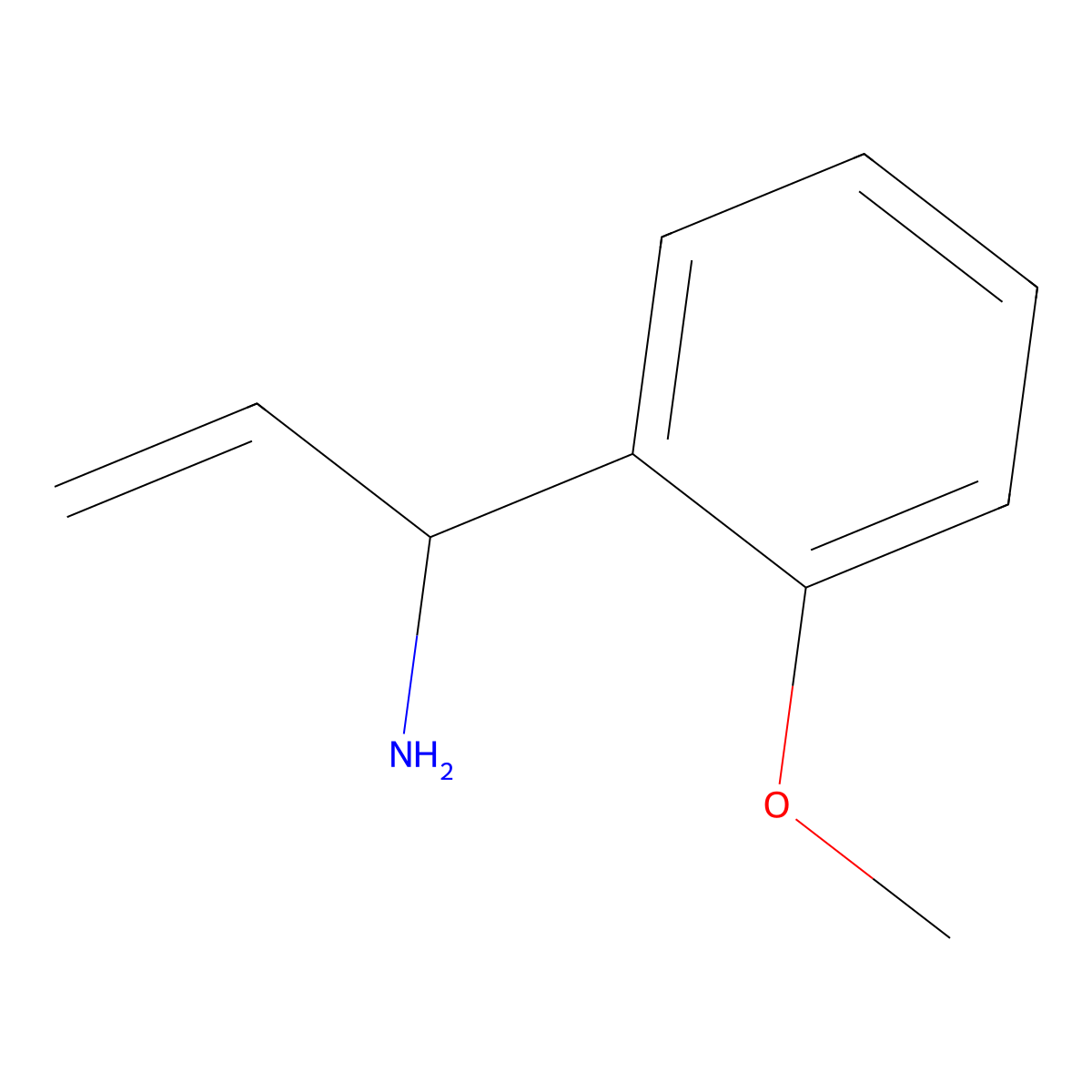 1-(2-Methoxyphenyl)prop-2-EN-1-amine molecular structure, CAS 1260743-61-0